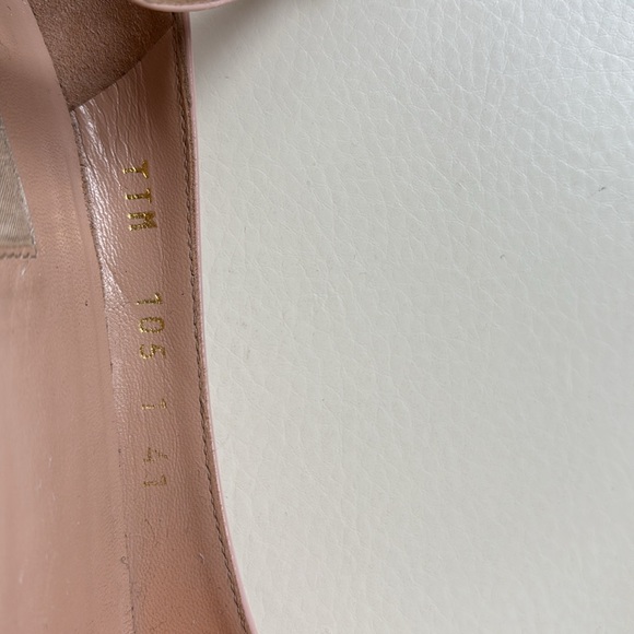 Valentino Garavani Leather Pink Patent Halo Strap Pumps. **HOST PICK** - Picture 10 of 10